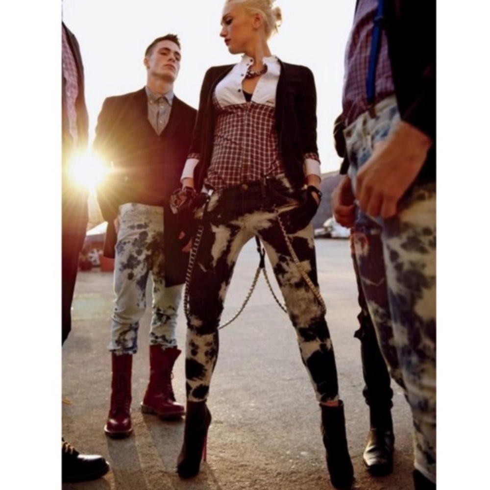 Current Elliot Moto Jeans Cloud Wash Black 26